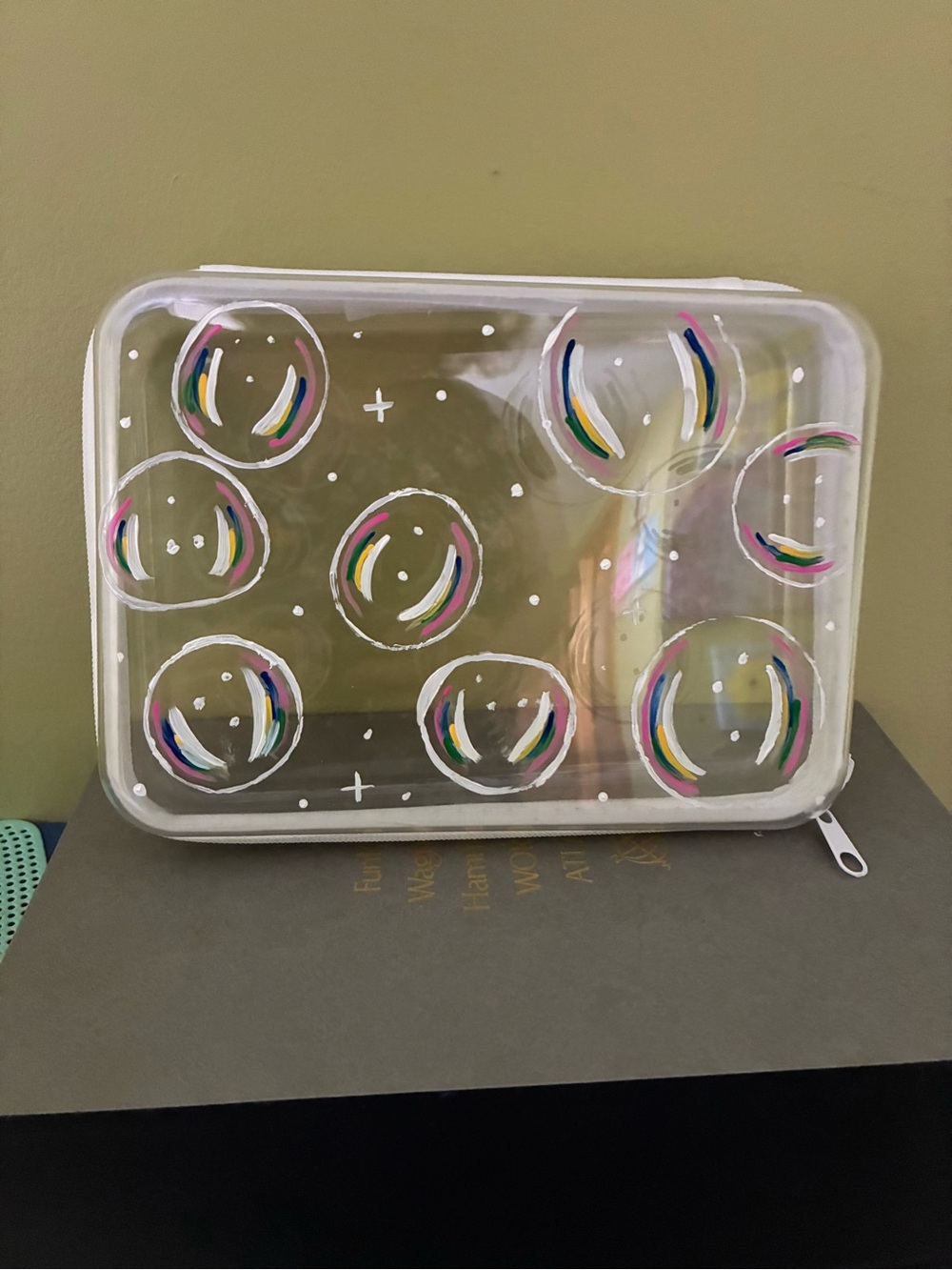 Bubble Painted Hard Shell Case